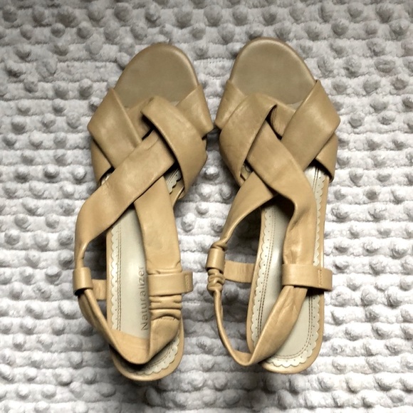 Naturalizer | Shoes | Naturalizer Tan Heel Spring Summer Sandals ...